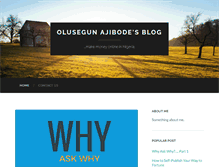 Tablet Screenshot of olusegunajibode.com